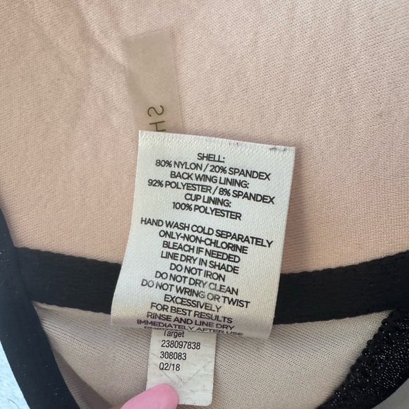 Shade & Shore Bikini Halter Top Swim Suit Black 34 - Picture 9 of 9